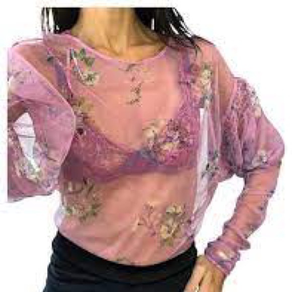 Zara Sheer Blouse - Picture 2 of 16